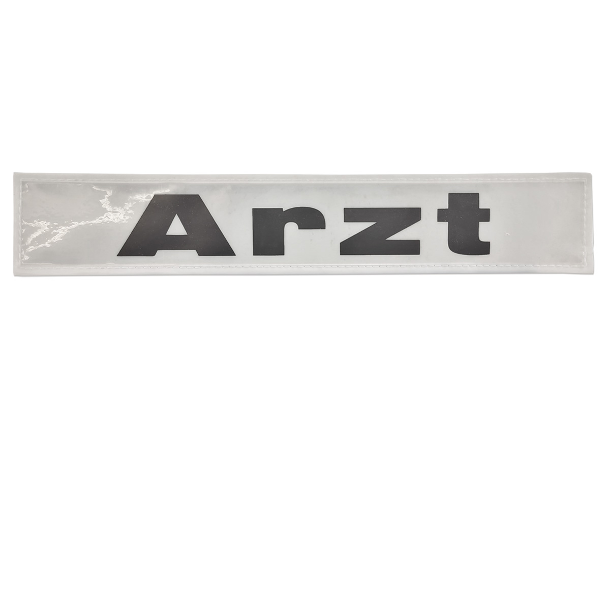 Reflektierendes Rückenschild, weiß, Arzt Reflektierendes Rückenschild mit weiß, Arzt