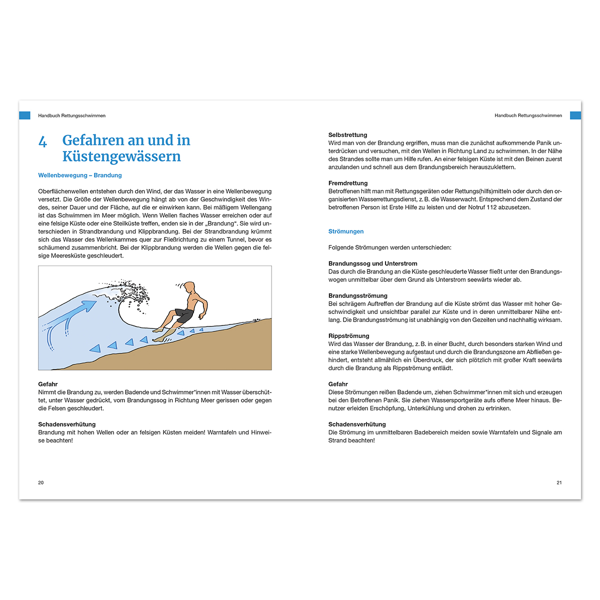 Handbuch Rettungsschwimmen mit VE = 20 Stück