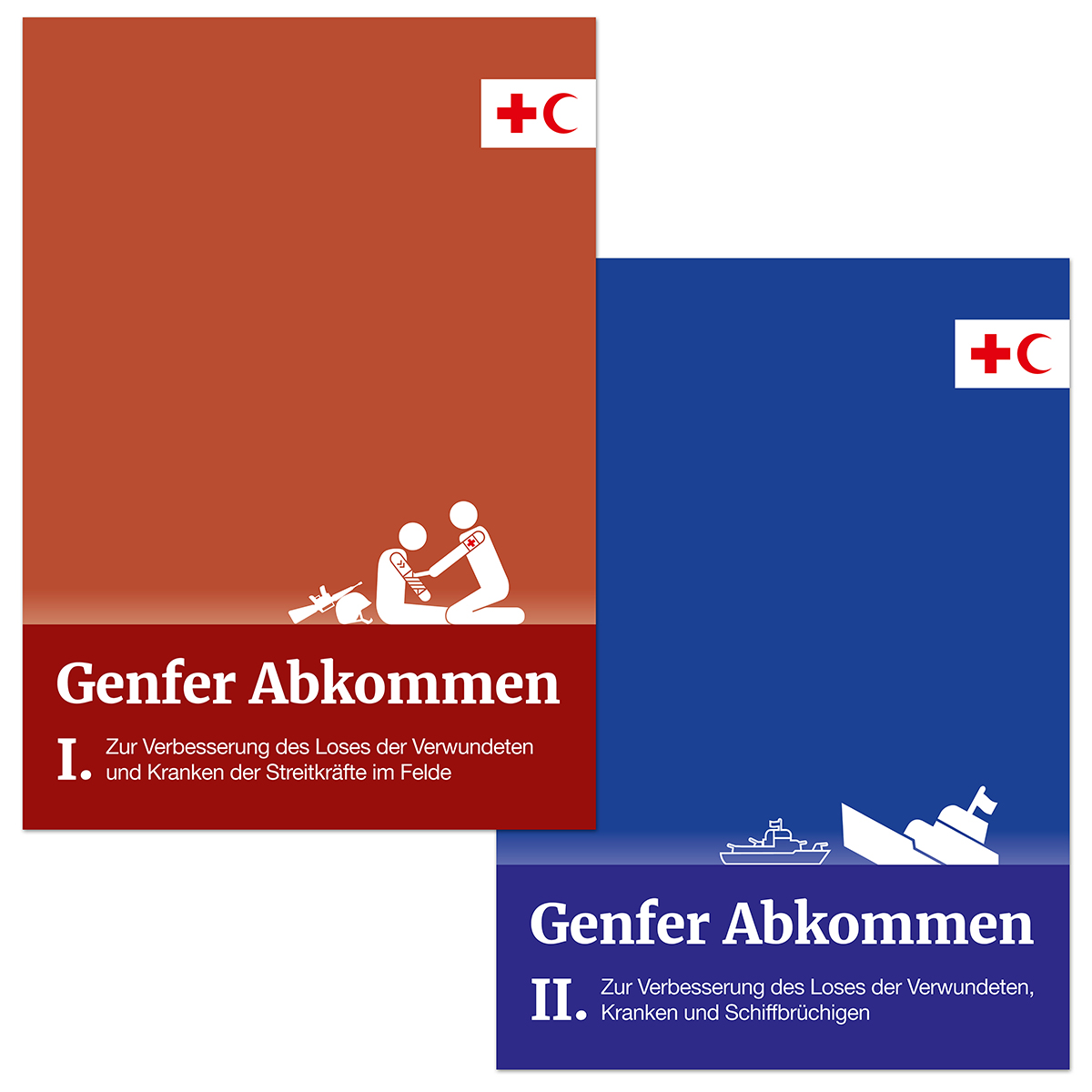 Plakatset Genfer Abkommen mit VE = 4 Stück