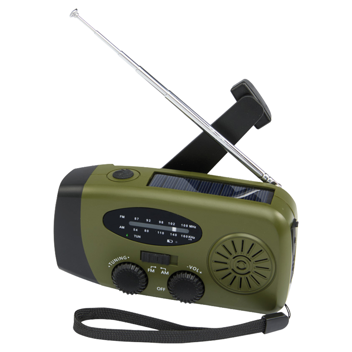 Taschenradar, Solarbetrieb, Tuning, UKW-Radio, Antennenschnur