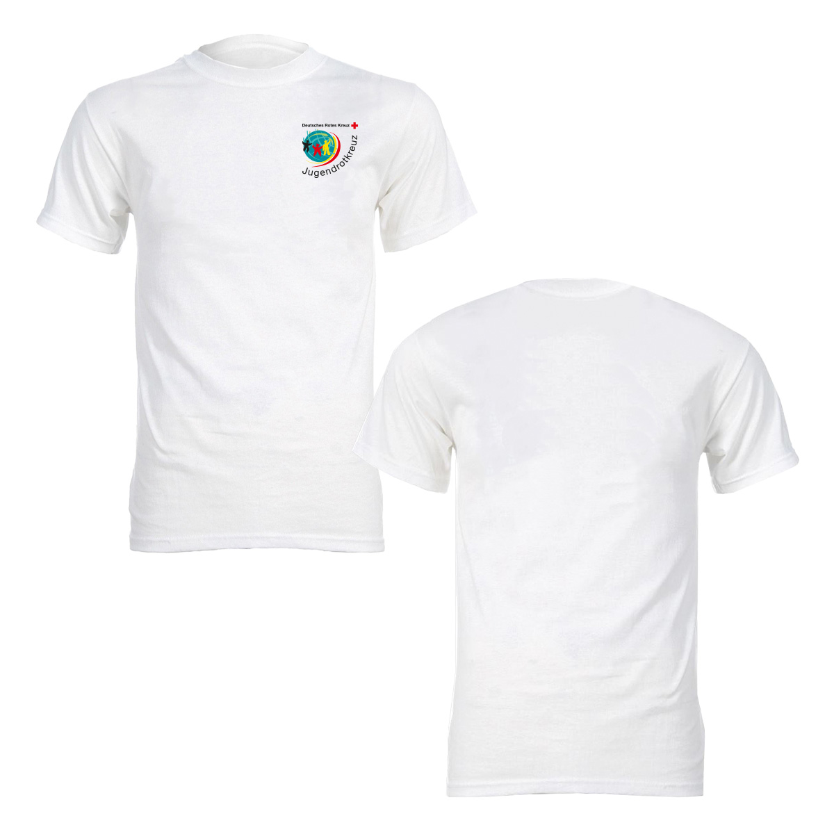 JRK-T-Shirt mit weiß + Druck Zusatzzeile vorne und hinten