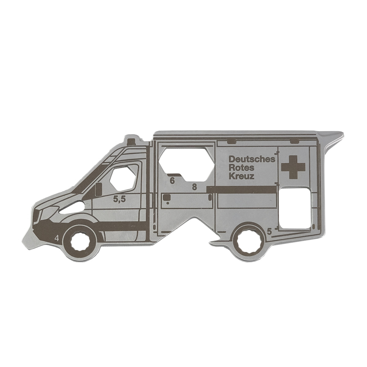 Multitool in Rettungswagen-Form mit VE = 5 Stück