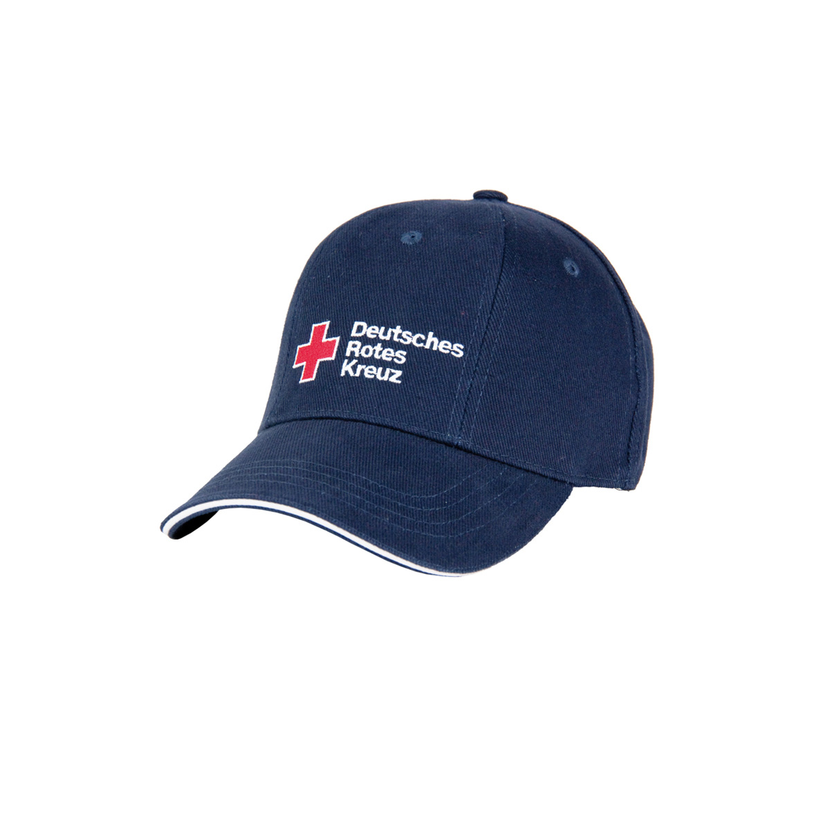 Cap, navy, mit Stick DRK-Kompaktlogo