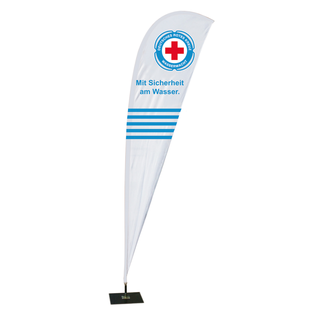 Beachflag Wasserwacht, Höhe 2,50 m Beachflag Wasserwacht mit Höhe 2,50 m