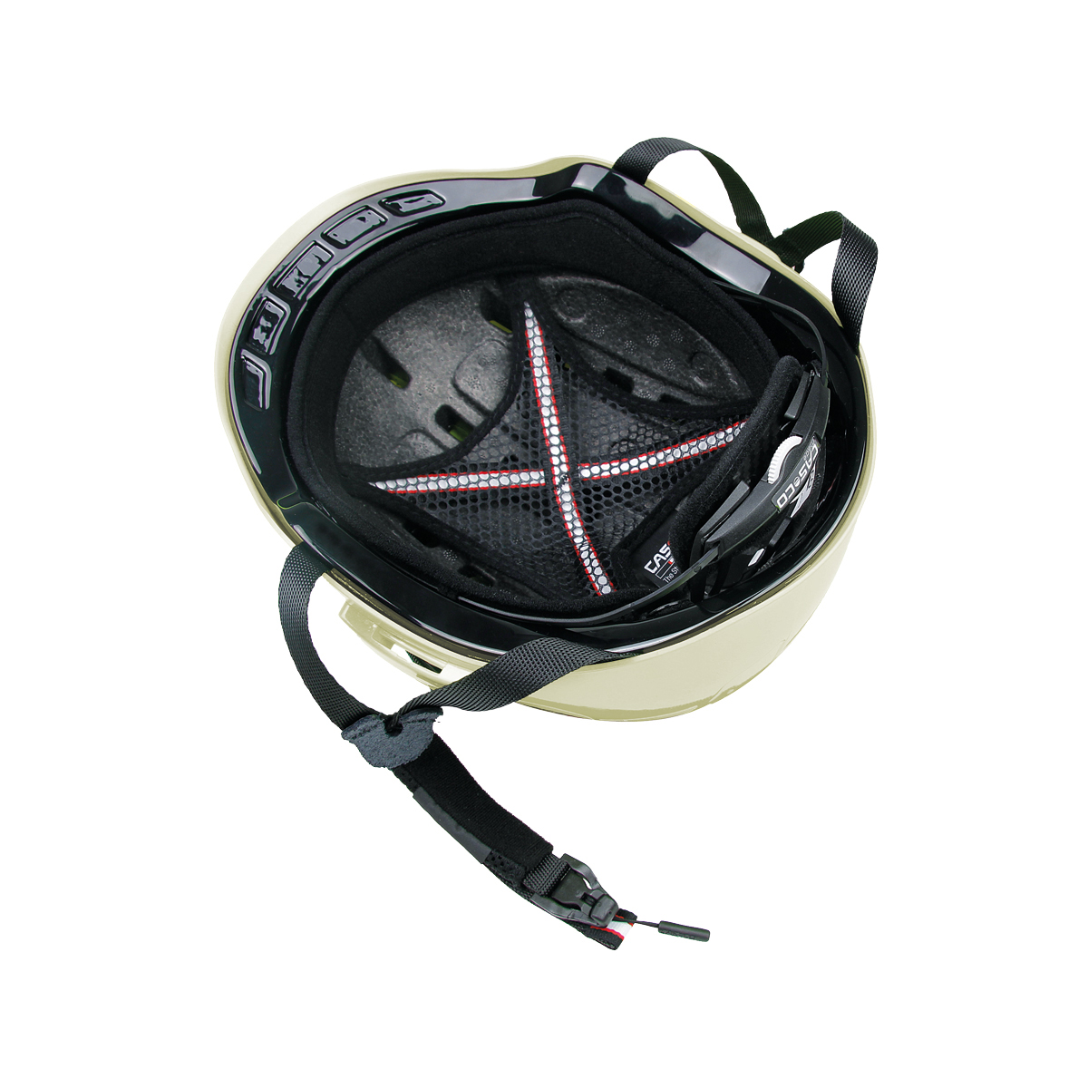 Feuerwehr Leichthelm Casco PF 100 Rescue, nachleuchtend, mit DRK Logo