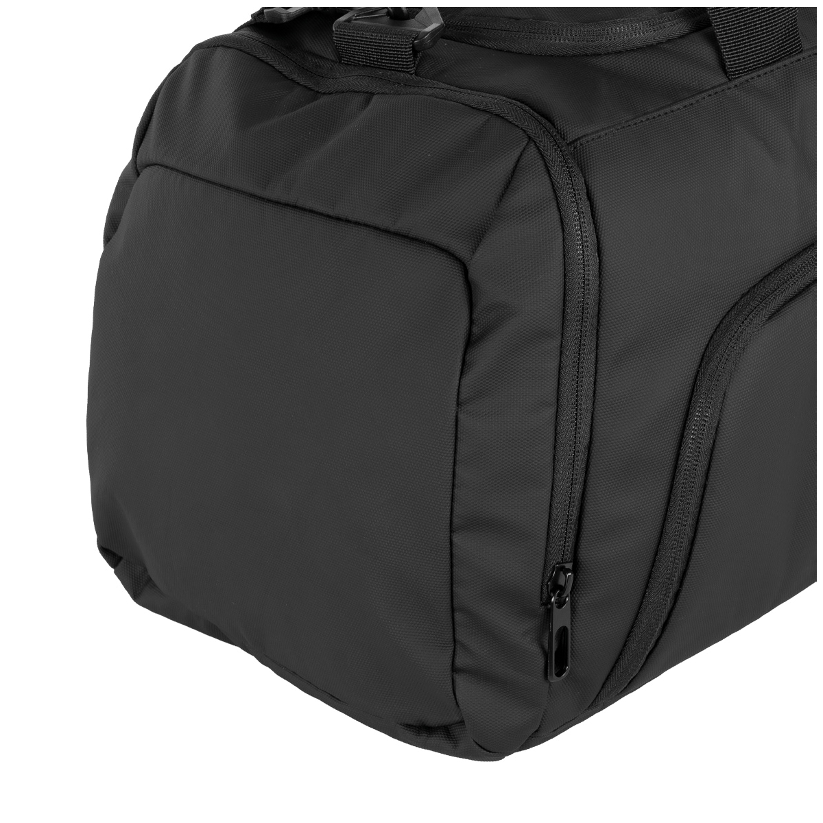 Rucksack, Tasche, Reissverschluss, schwarz, Nylongewebe