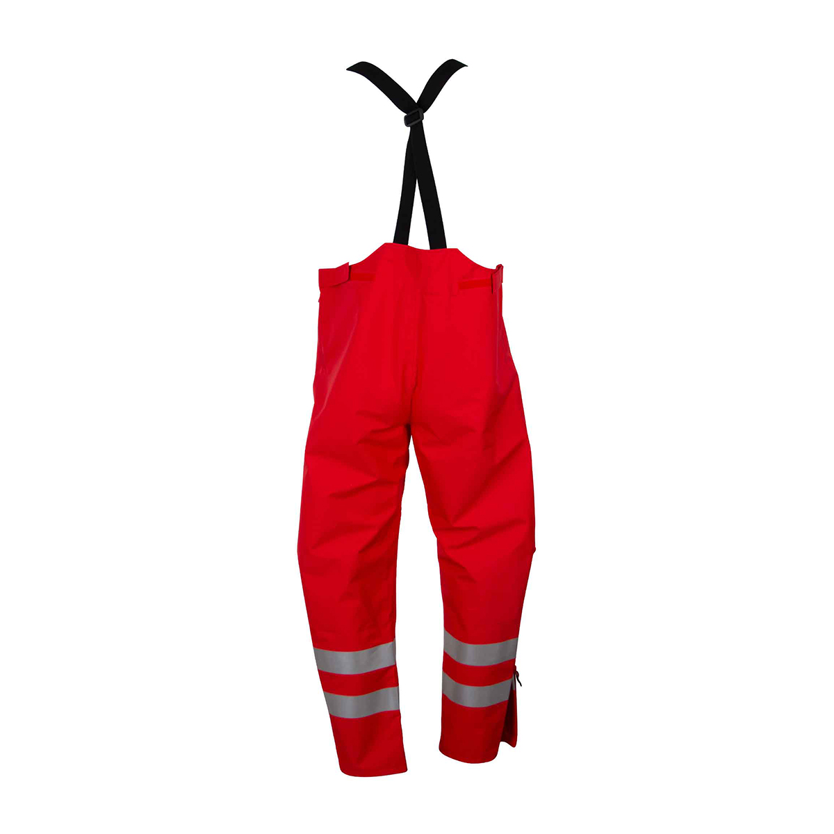 Regenhose, Hose, Warnschutz, Reflektierend, Rot
