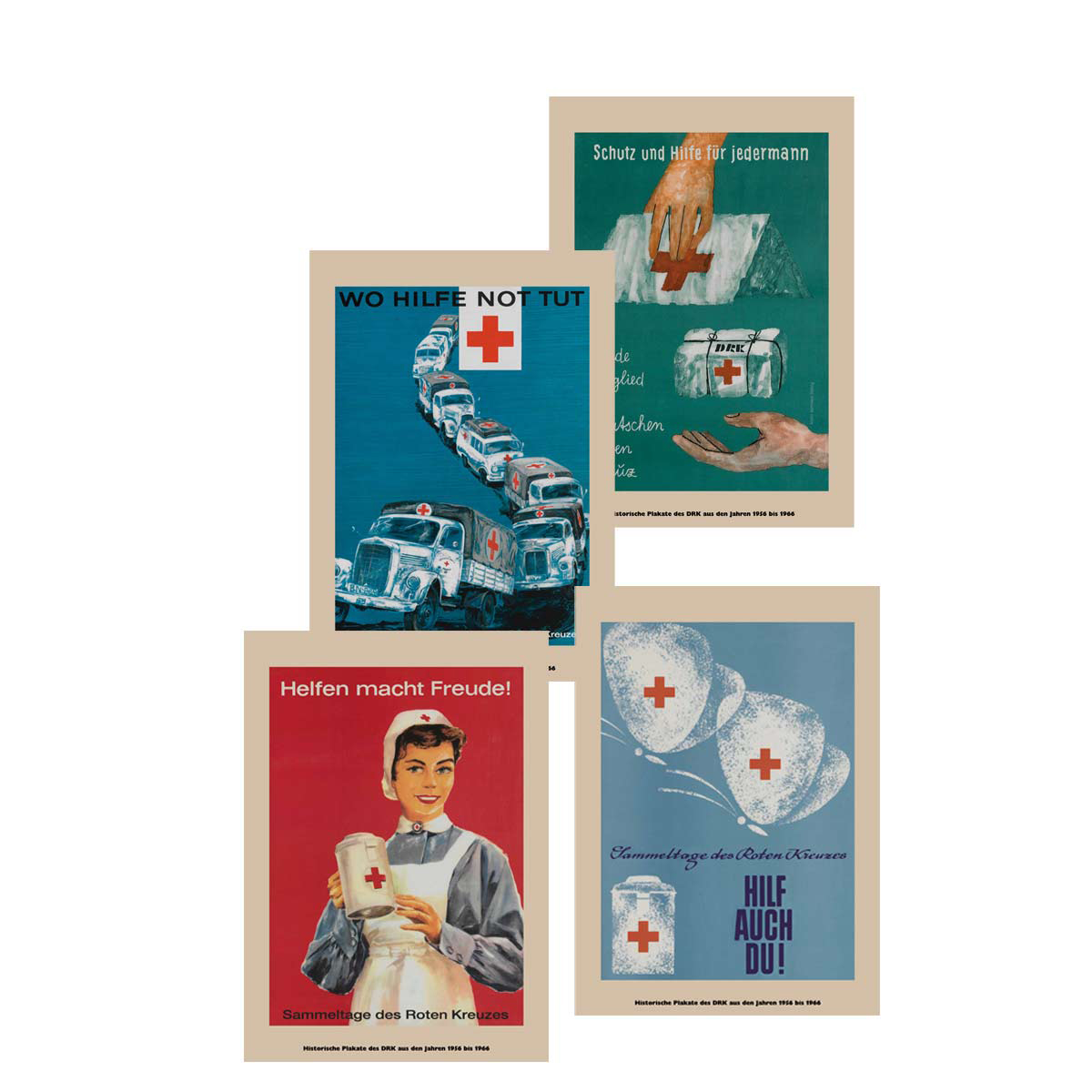 Plakatset mit Retromotive VE = 4 Plakate