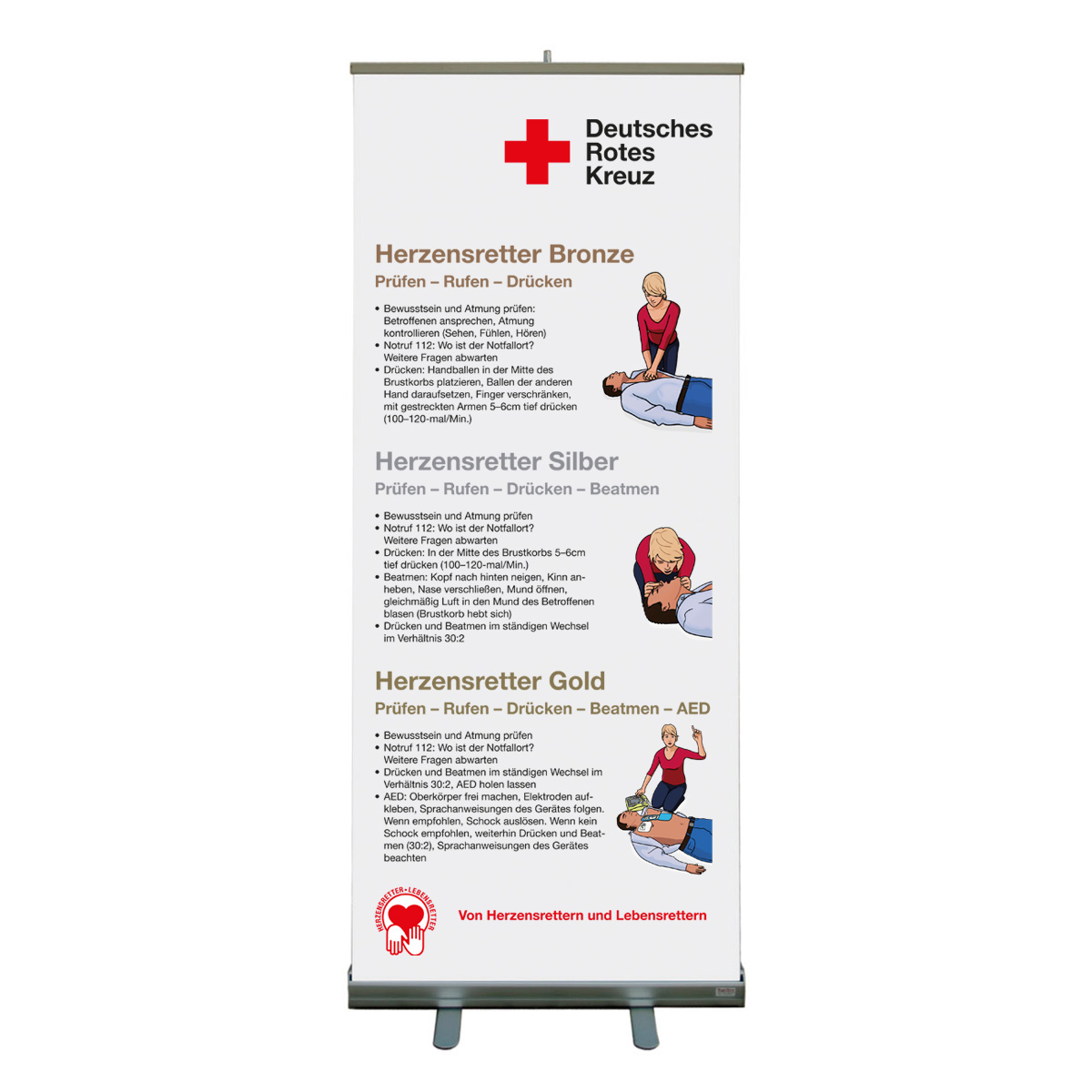Roll-up Herzensretter inkl. Tragetasche