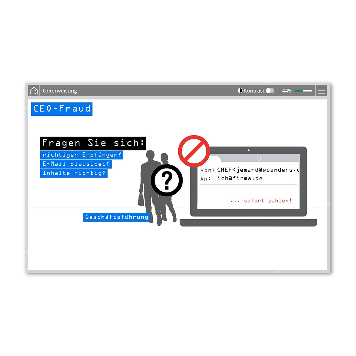 phishing, Betrug, Geschäfts-Infografik, ComputersBildschirm, deutscher Text