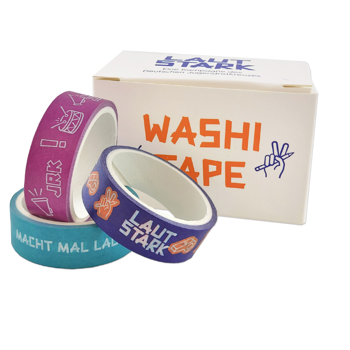 Washi-Tape-Set JRK-Kampagne mit VE = 5 Rollen