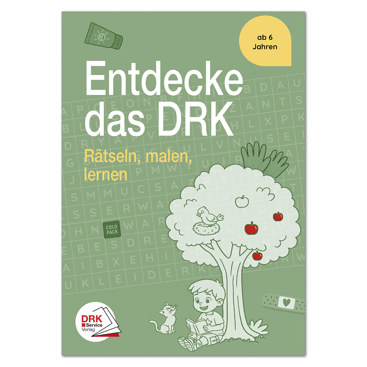 Kindershirt, Rätselbuch, Kinderbuch, Apfelbaum, Lernaktivität