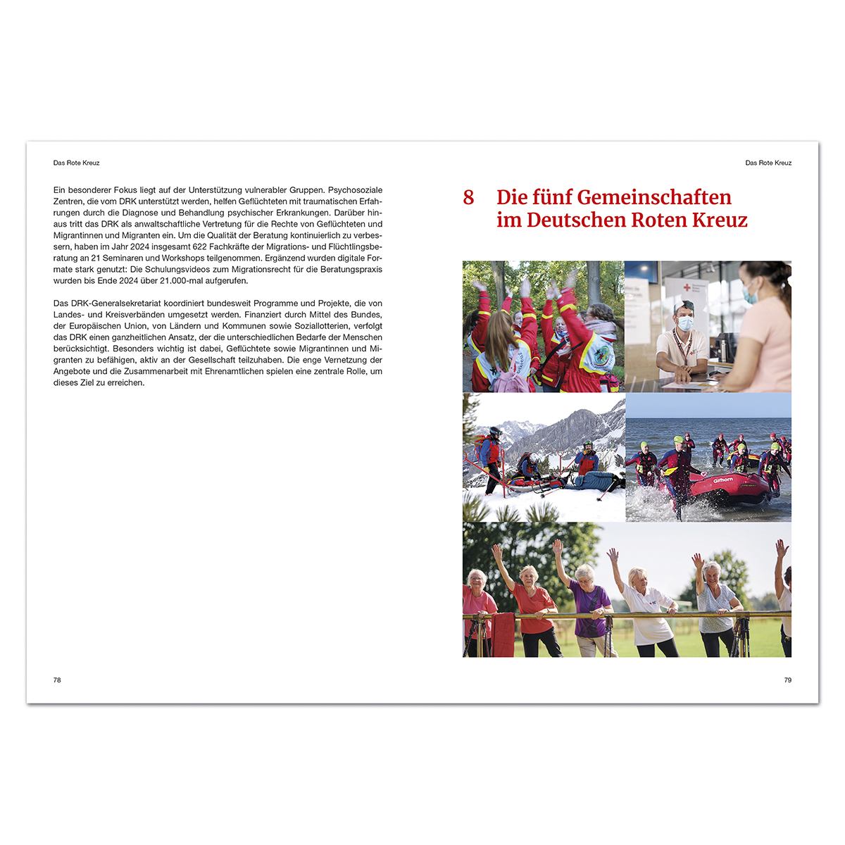Aktivitäten, Senioren, Rotes Kreuz, Bewegung, Bildercollage