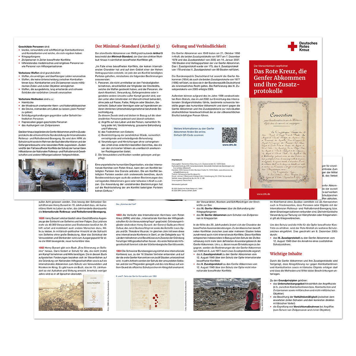 Dokumente, Informationsblatt, Protokolle, Zusatzprotokolle, Constitution