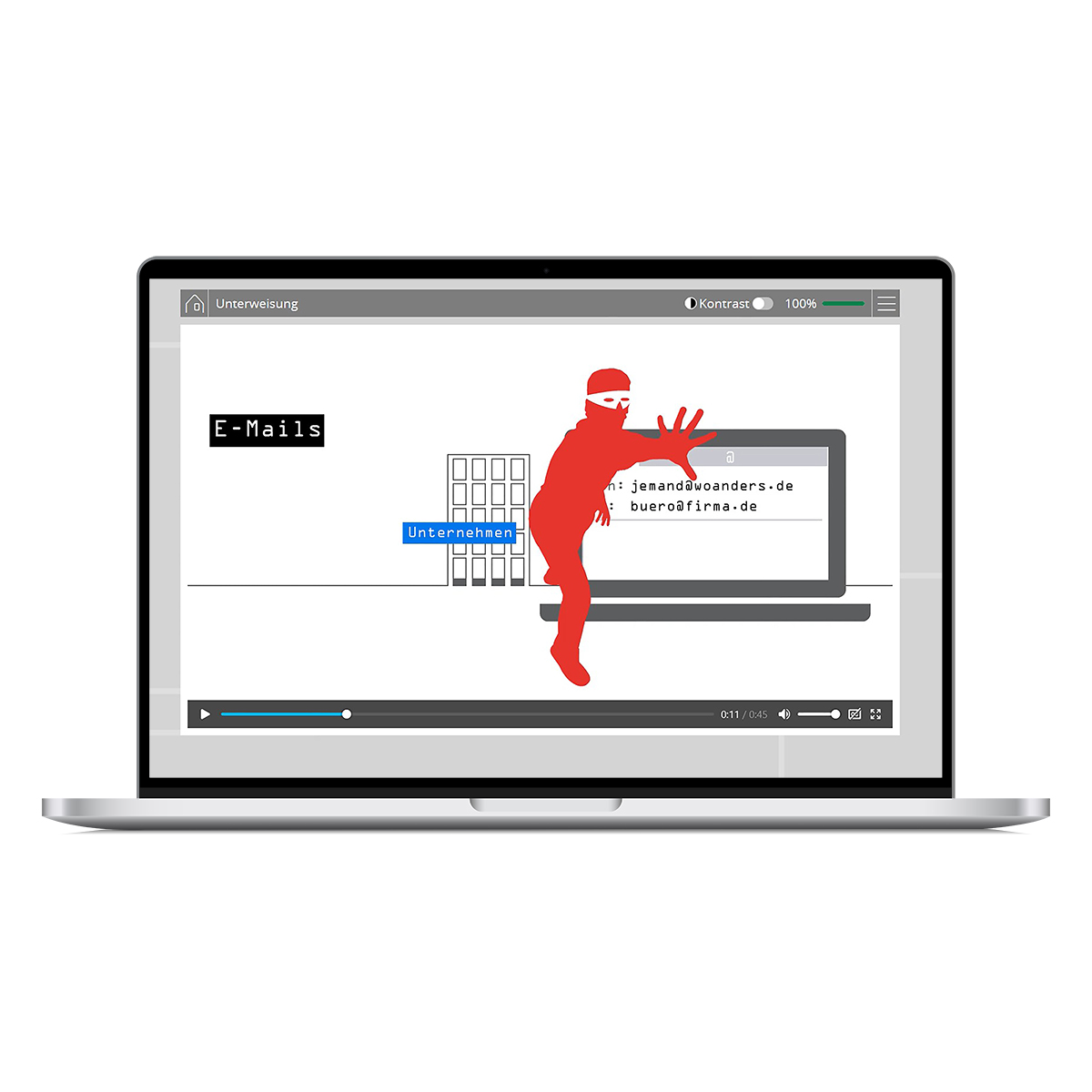Laptop, Bildschirm, E-Mails, Sicherheit, Cyberspace