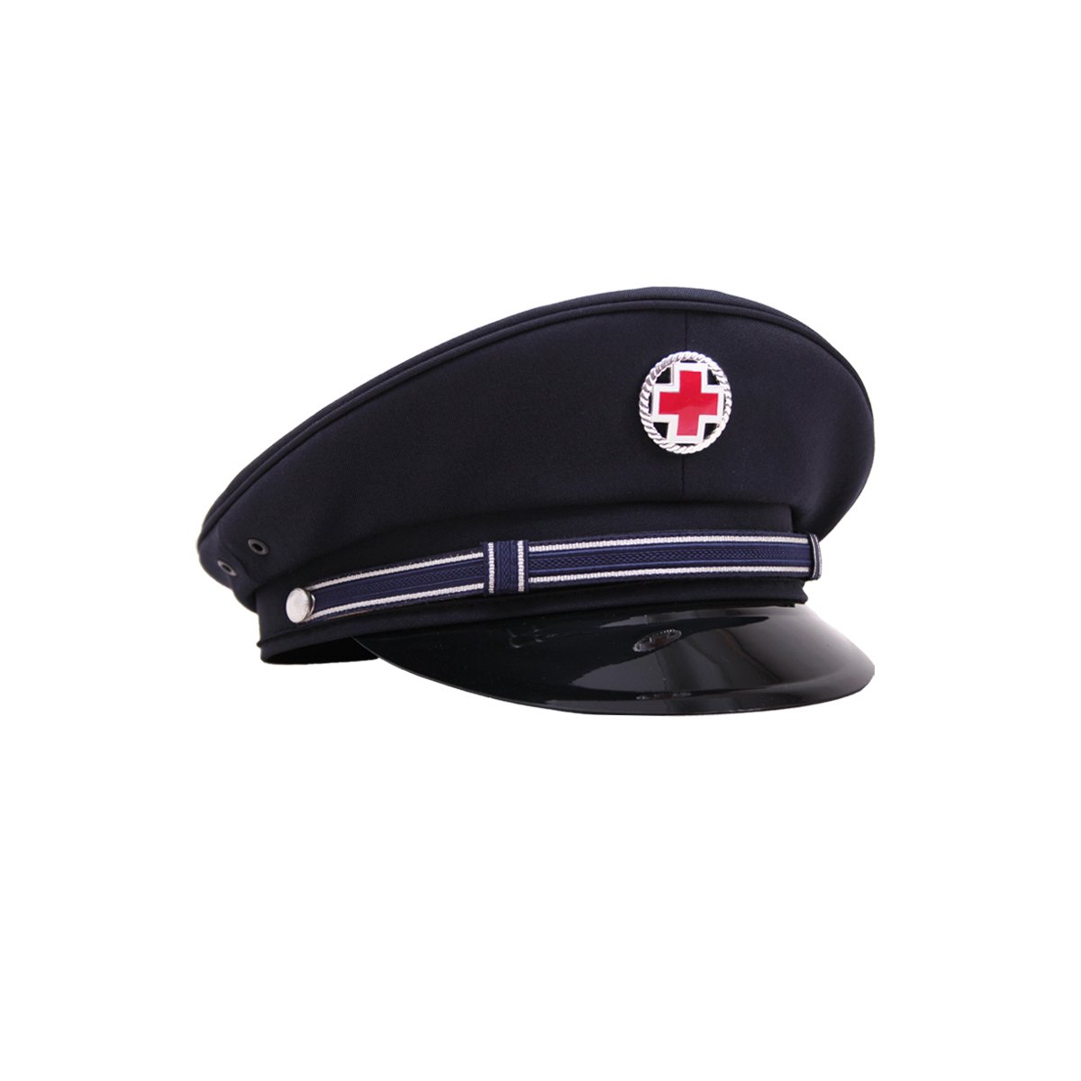 DRK-Schirmmütze, dunkelblau, blaues Mützenband DRK-Schirmmütze mit dunkelblau, blaues Mützenband