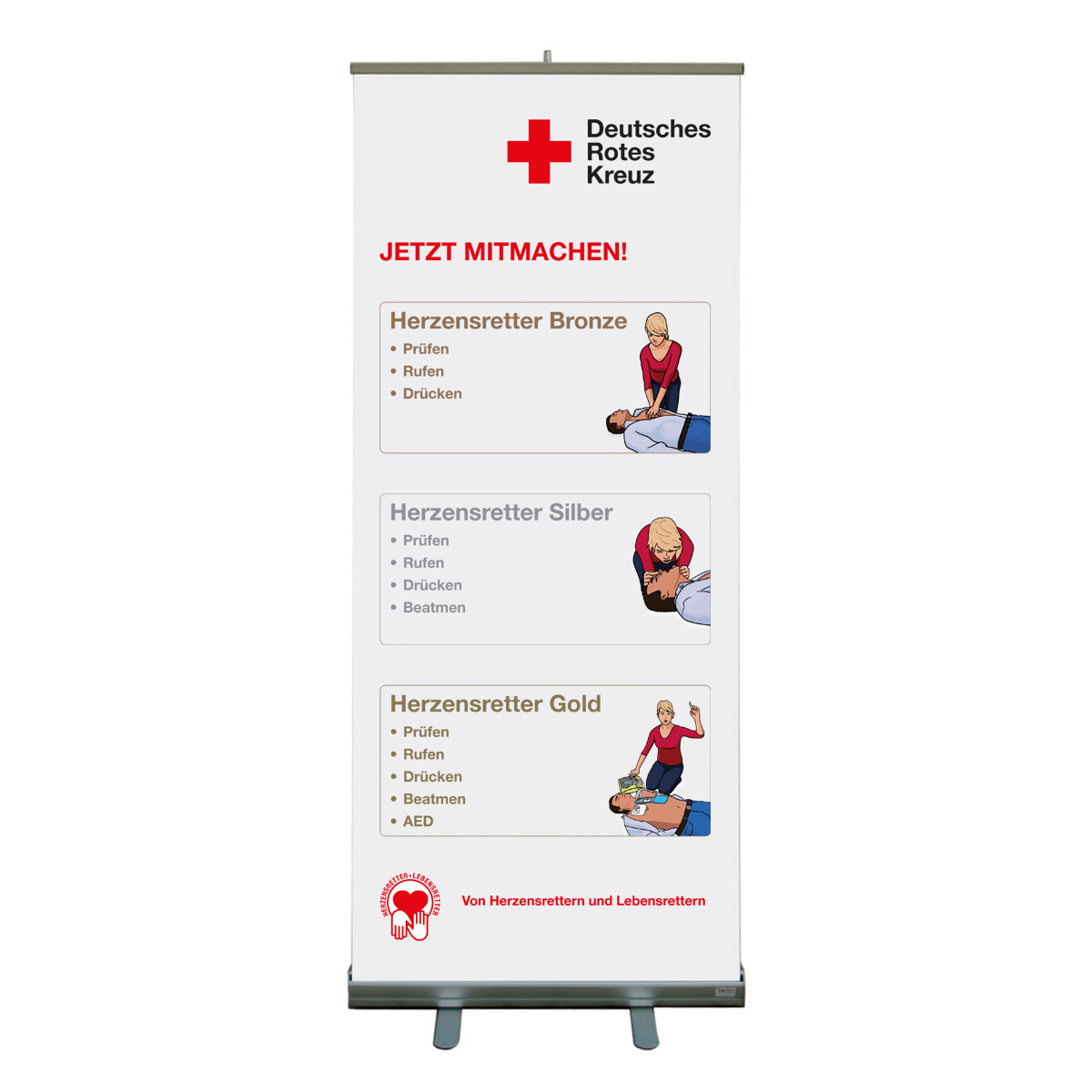 Roll-up Herzensretter inkl. Tragetasche