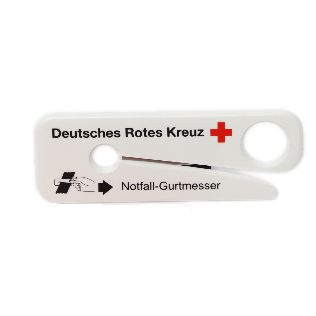 Notfall-Gurtmesser DRK-Langlogo