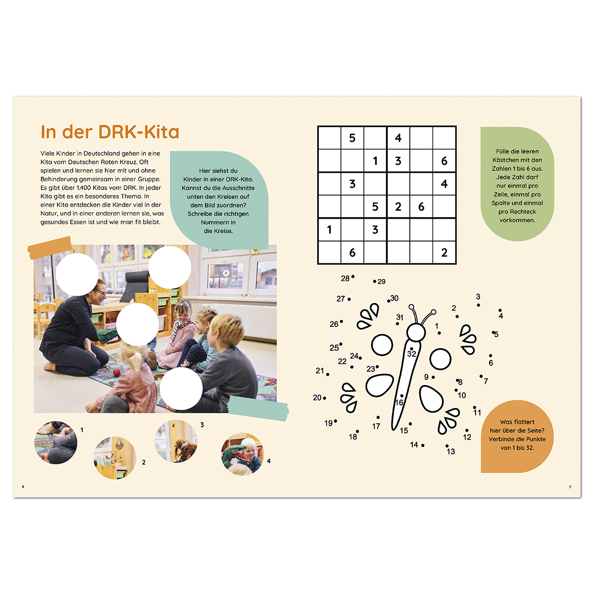 Kita, Kinderraum, Puzzle, Buchstabenfeld, Kleinkinder