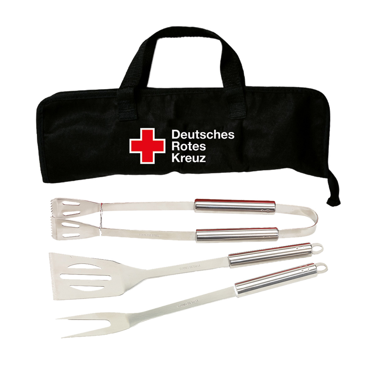 Grillset mit DRK-Kompaktlogo