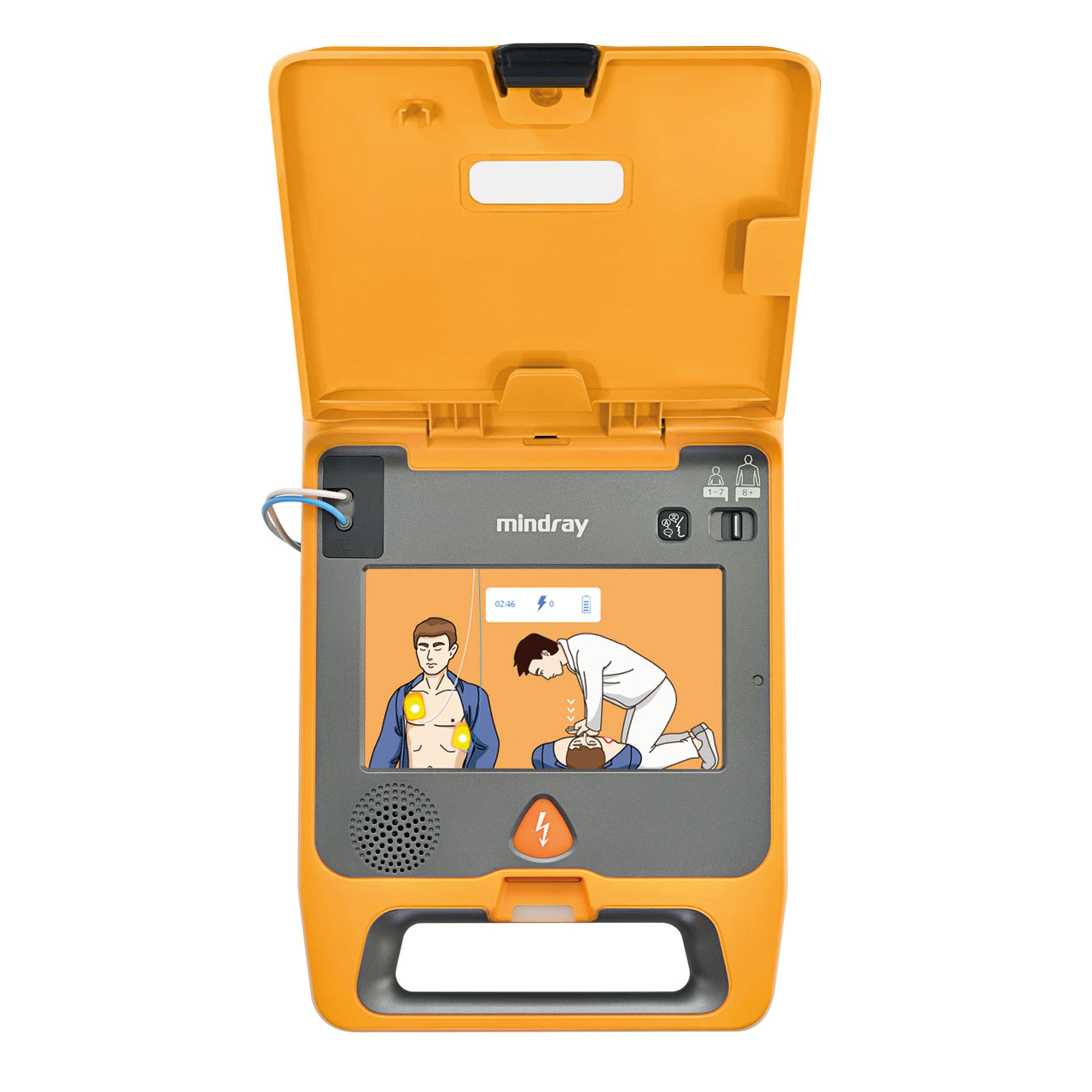 Defibrillator BeneHeart C1A AED, Halbautomat mit Display Person, Computerausrüstung, Elektronik, Hardware