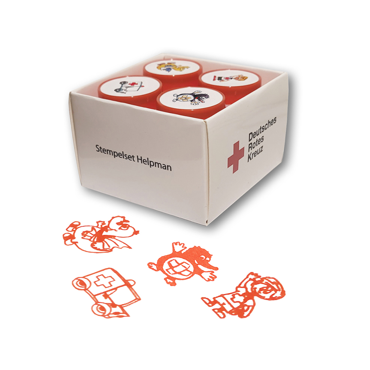 Stempelset Helpman mit VE = 4 Stempel