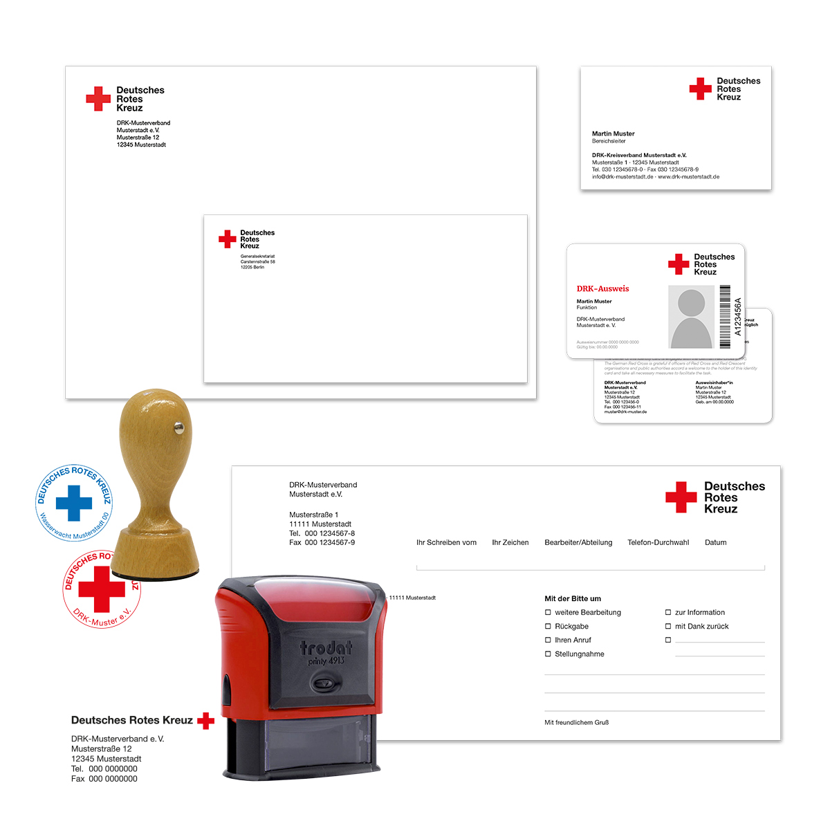 DRK-Printshop für individuelle Geschäftsdrucksachen