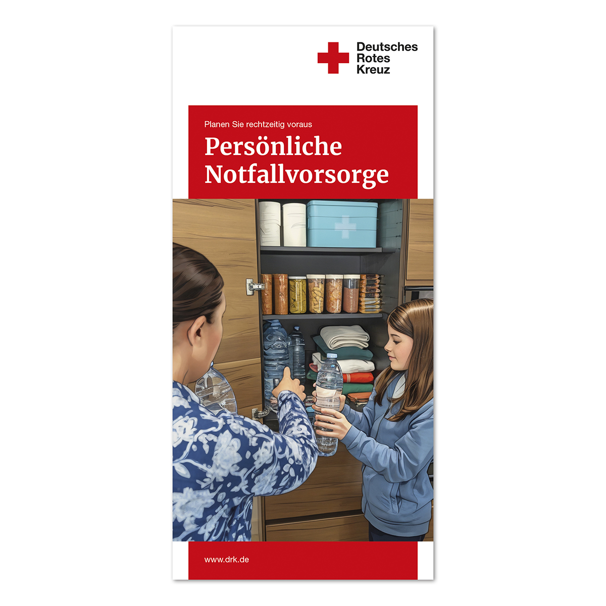 Faltblatt Persönliche Notfallvorsorge - planen Sie rechtzeitig voraus, VE = 50 Stück Kabinett, Mobiliar, Person