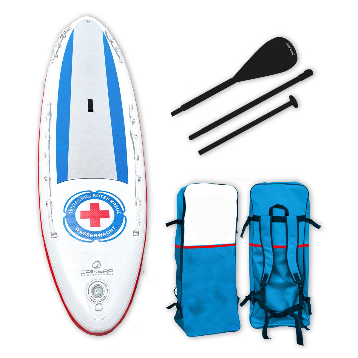 SUP Rettungsboard Wasserwacht inkl. Paddel SUP Rettungsboard Wasserwacht inkl. Paddel