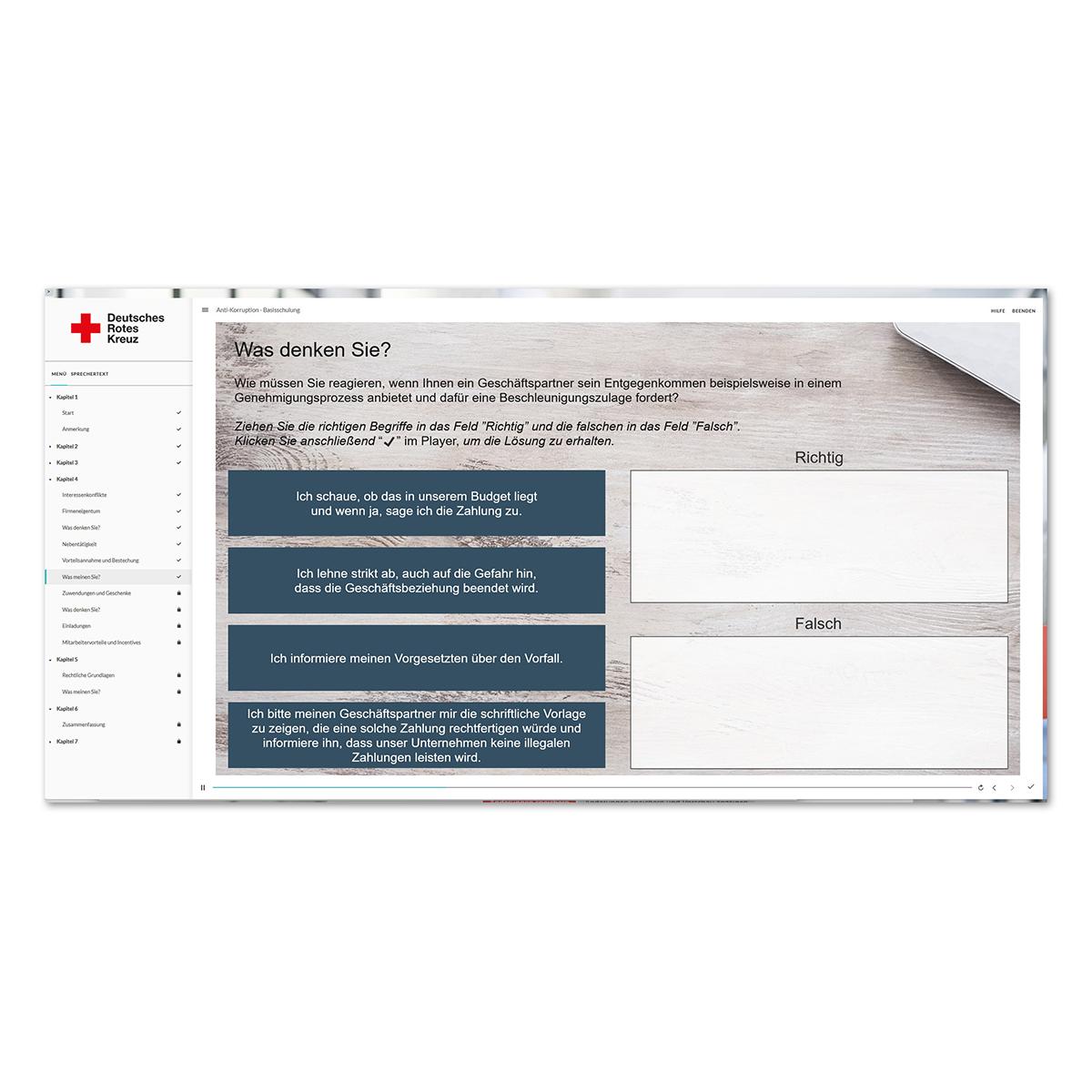 rot kreuz, bildungsfolie, deutscher text, oberfläche, online schulung