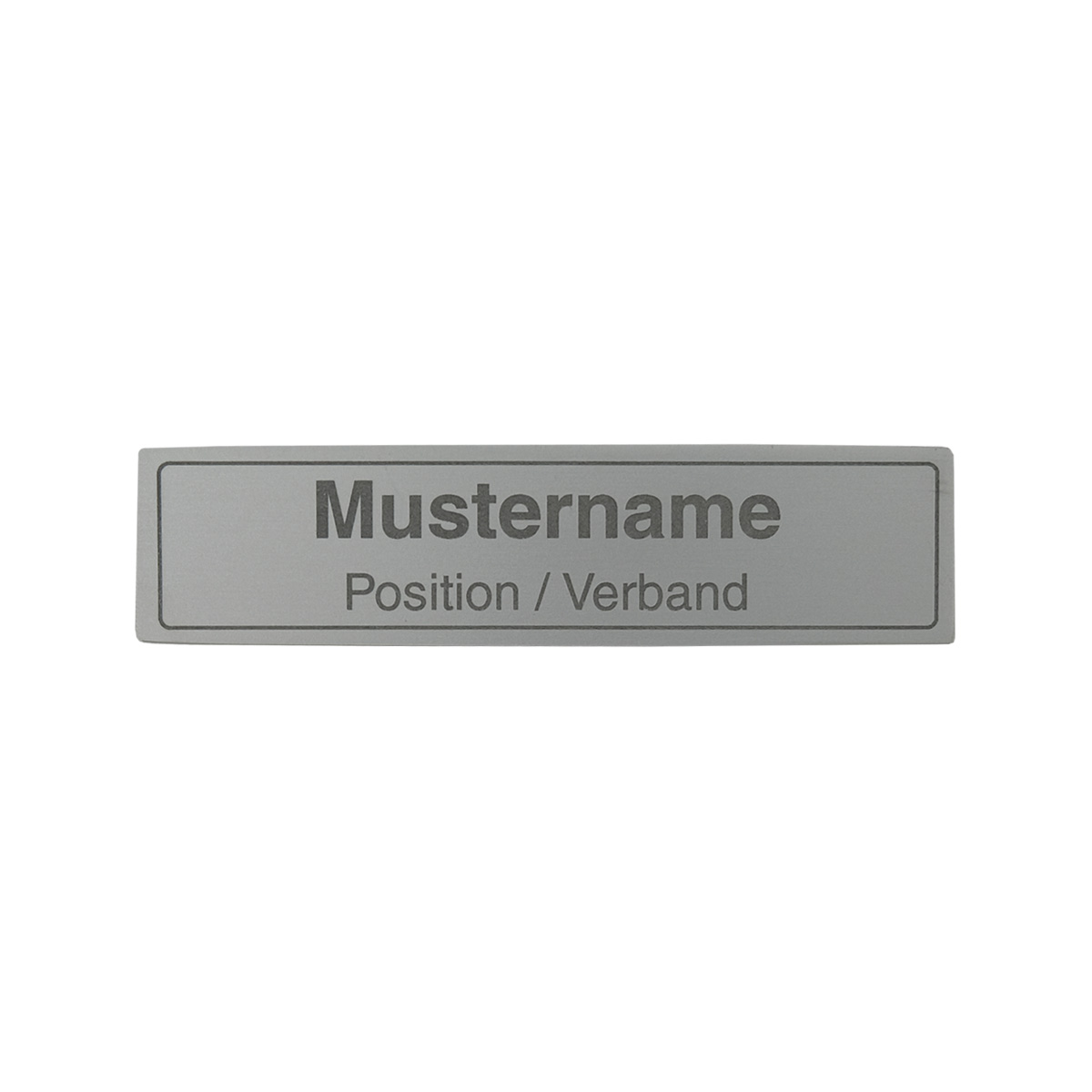 Namensschild, Magnet, 2-zeilig Dienststellung Namensschild mit Magnet, 2-zeilig Dienststellung