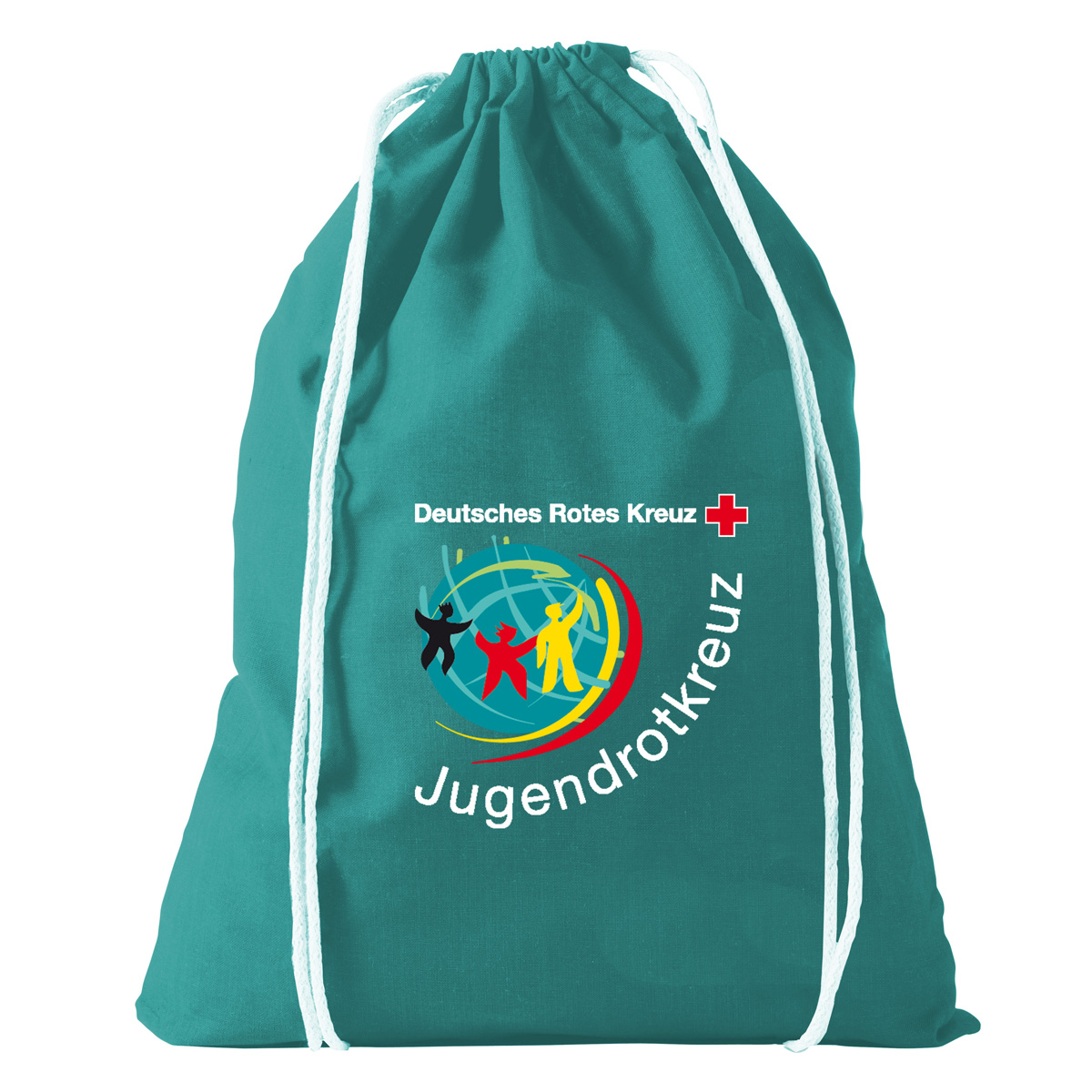 JRK-Baumwollrucksack mit Kordelzugverschluss, VE = 5 Stück