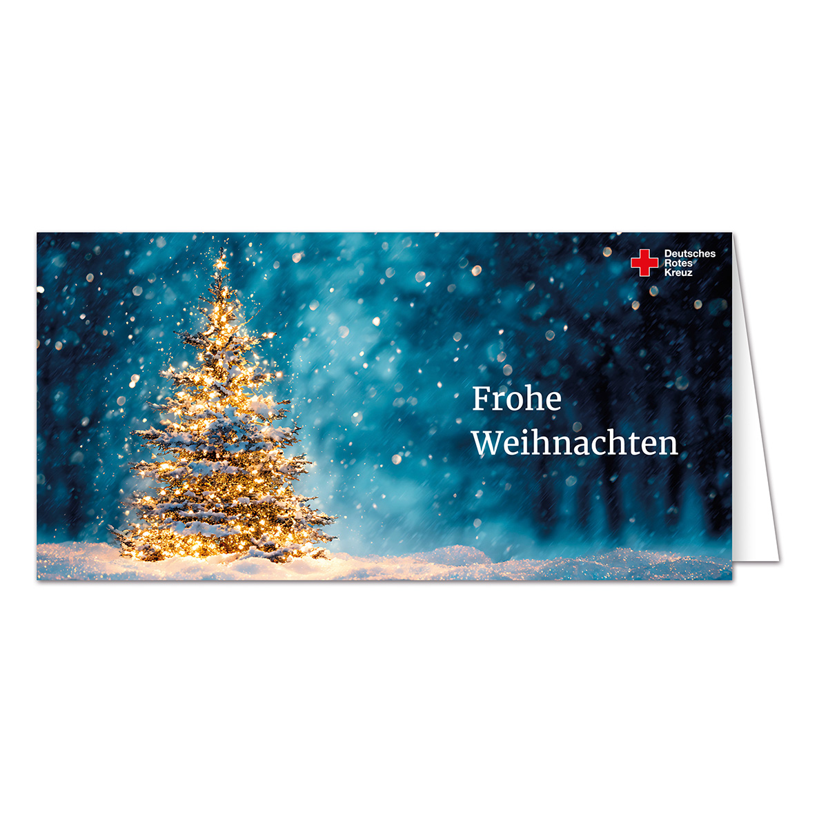 Weihnachtskarte, Tannenbaum, Winter, Licht, Karte