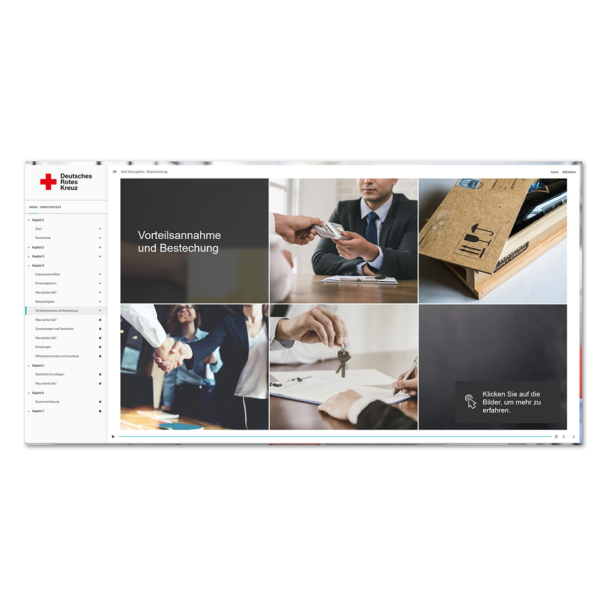 E-Learning Anti-Korruption Basisschulung