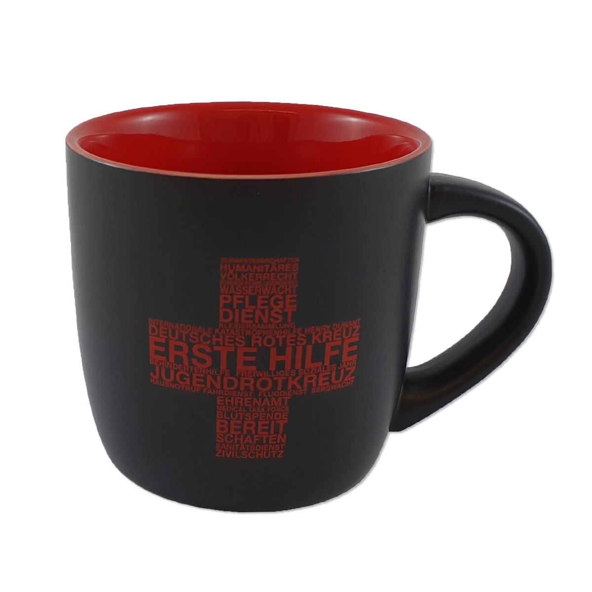 Becher schwarz, Edition Rotes Kreuz, VE = 4 Stück Becher schwarz mit Edition Rotes Kreuz, VE = 4 Stück