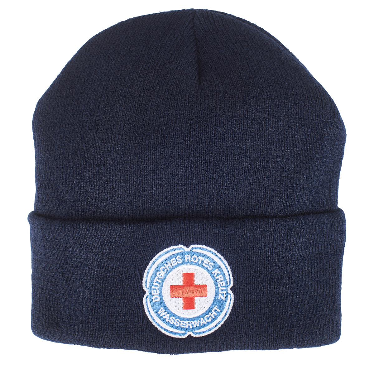 Strickmütze navy, Stick Wasserwacht-Logo Strickmütze navy mit Stick Wasserwacht-Logo