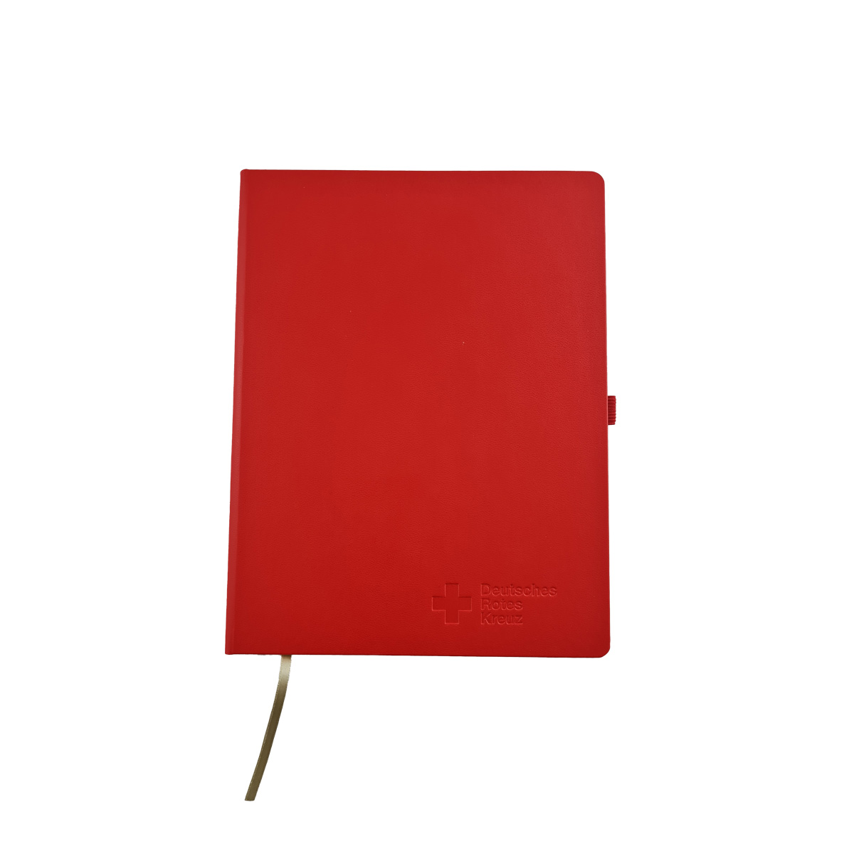 Notizbuch, rot, DRK-Kompaktlogo geprägt, Maße: 190 x 250 mm Notizbuch mit rot, DRK-Kompaktlogo geprägt, Maße: 190 x 250 mm