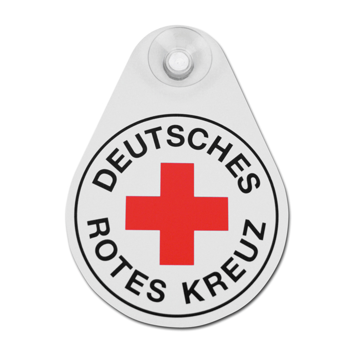 DRK-Rundlogo Plakette mit Sauger