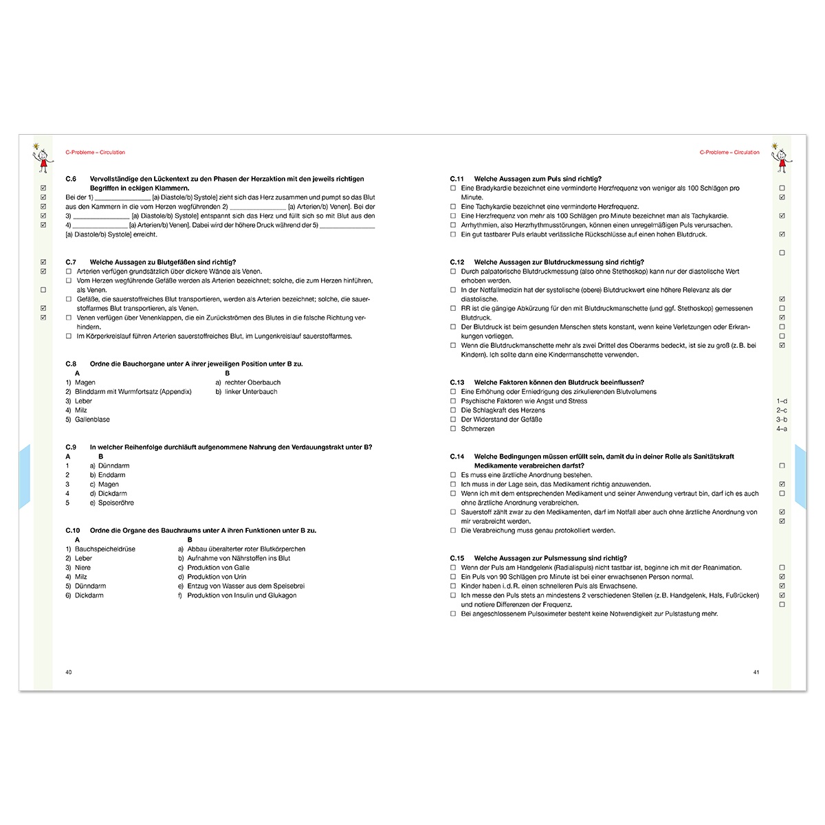 Arbeitsheft Sanitätsdienst (SANcheck) mit VE = 10 Stück
