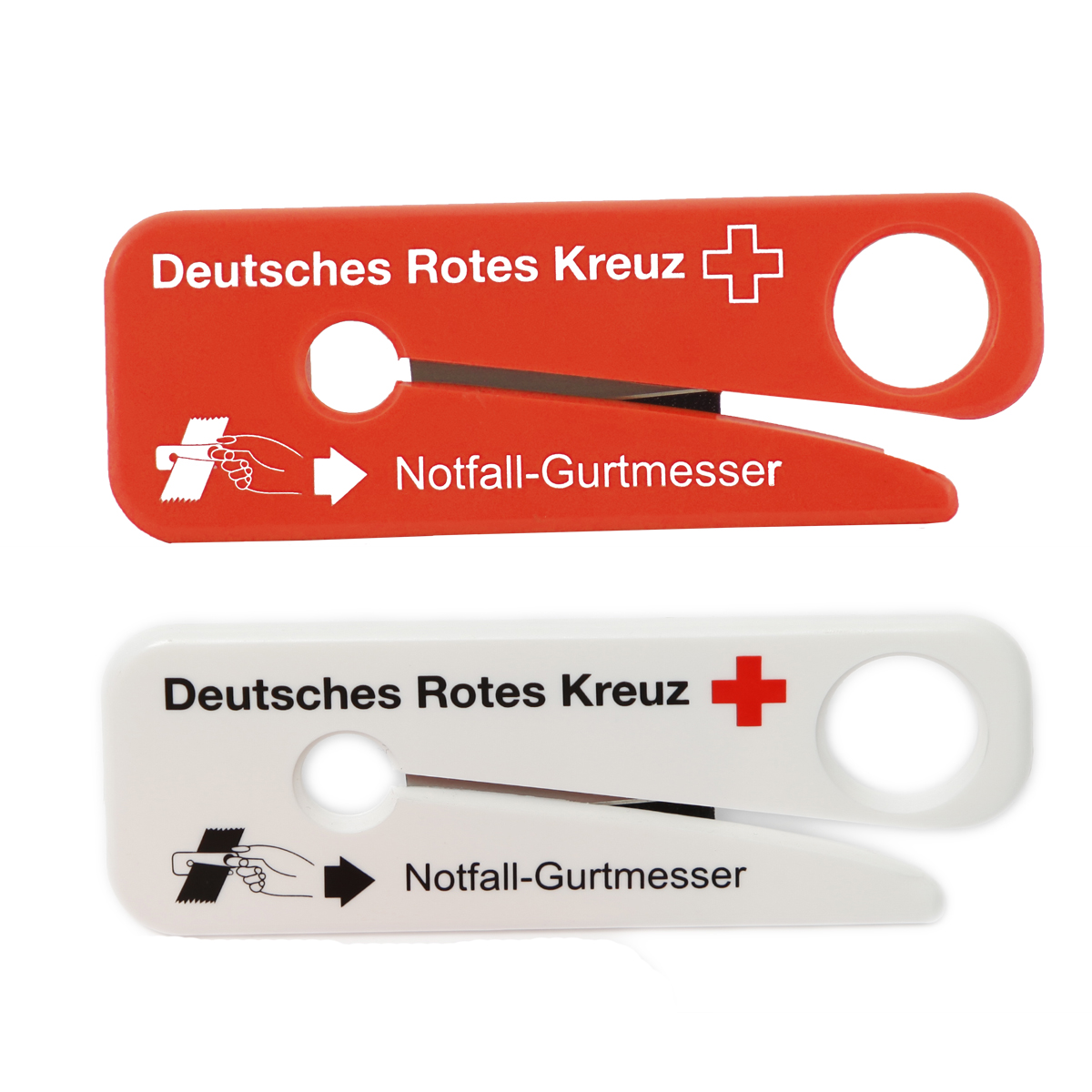 Notfall-Gurtmesser DRK-Langlogo