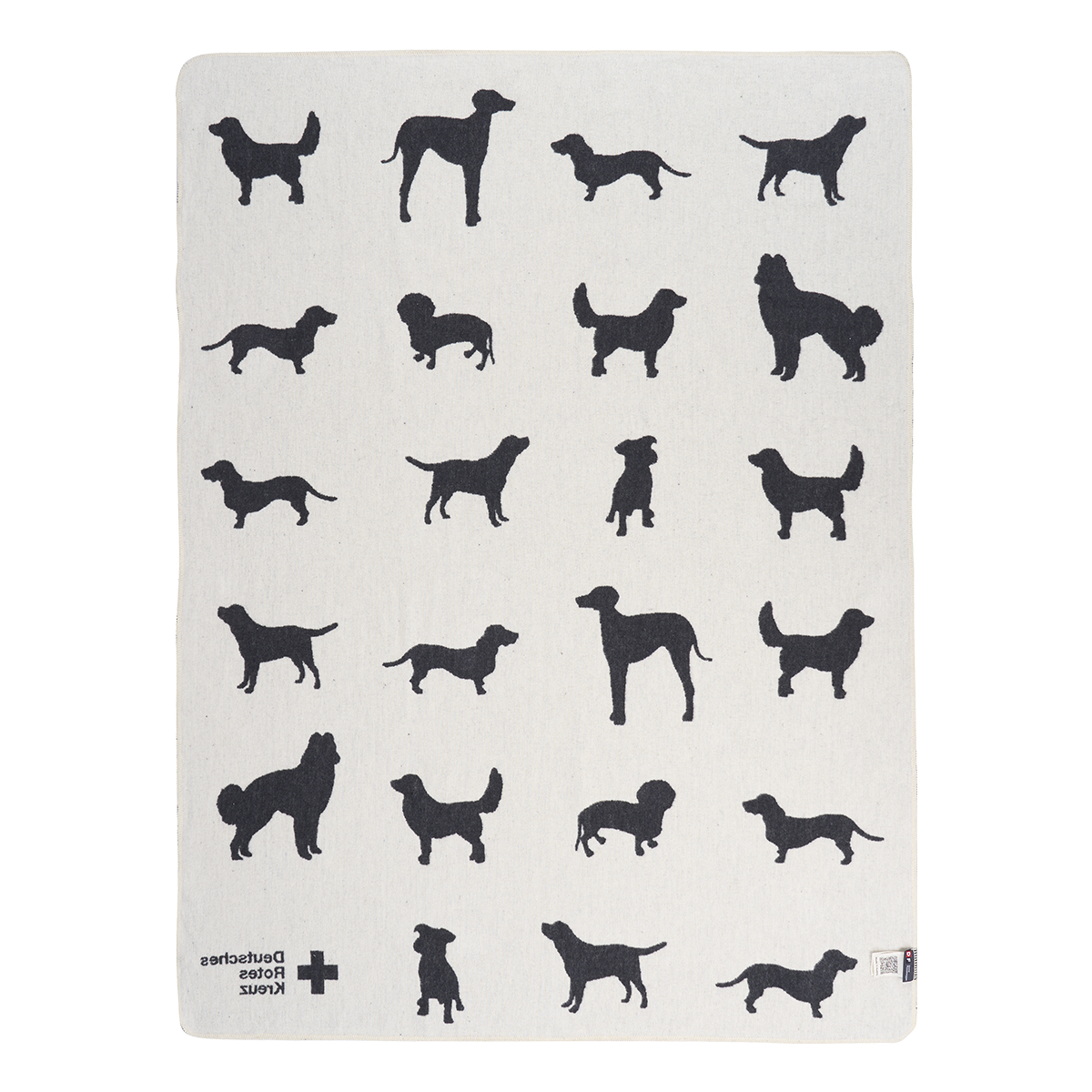 Hundedecke mit Hundesilhouetten