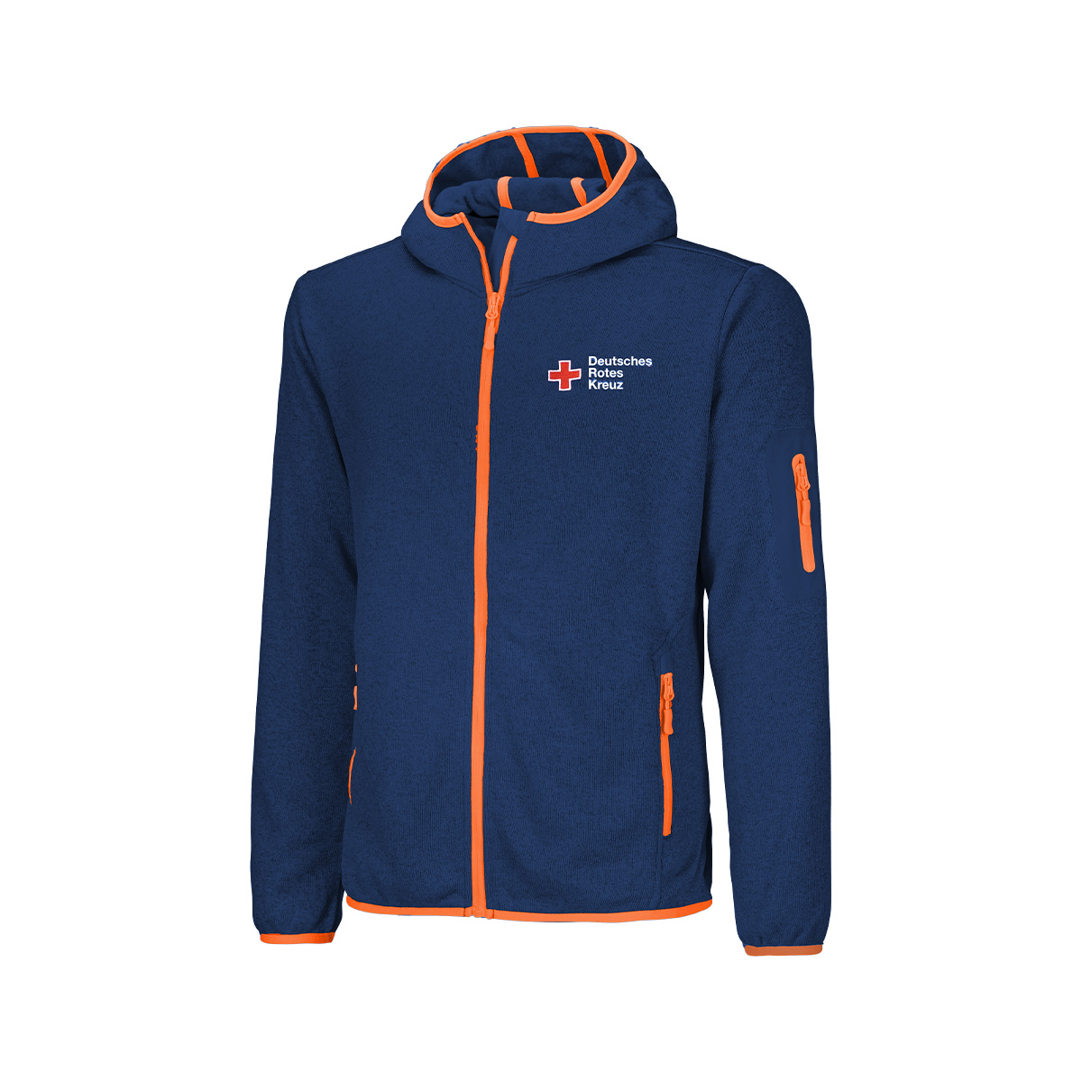 Strickfleecejacke Basic Navy