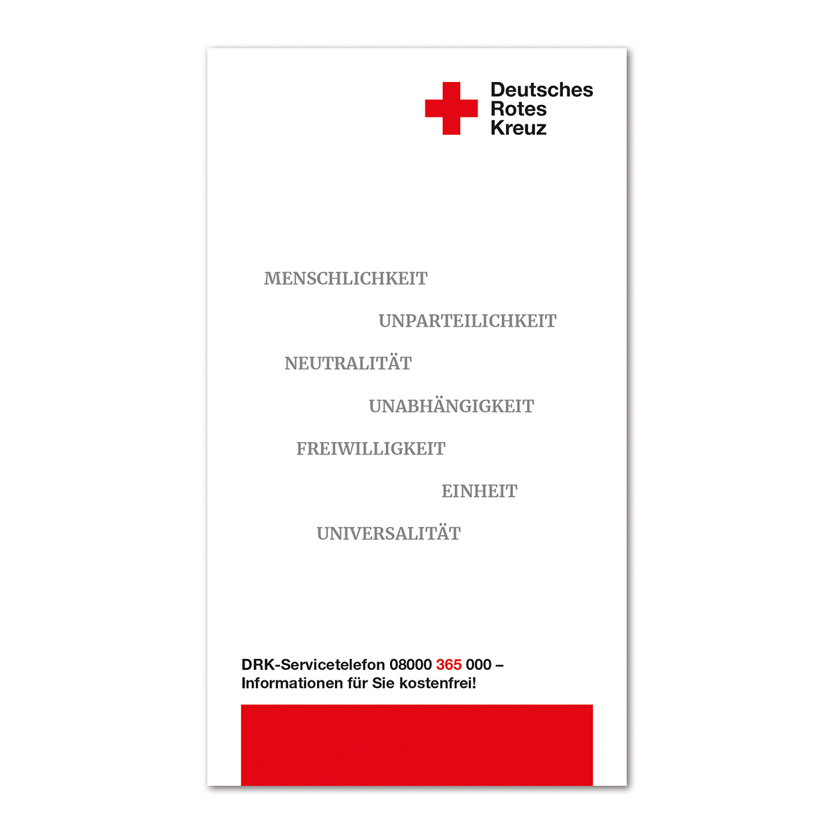DRK-Terminplaner 2026 mit VE = 20 Stück, Rotes Kreuz, Logo, Plakat, Hintergrundsprache, Fläche