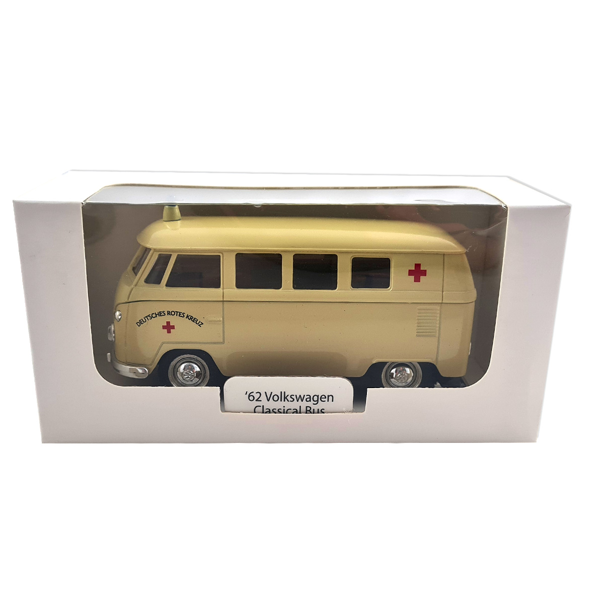 VW Bulli mit DRK-Logo