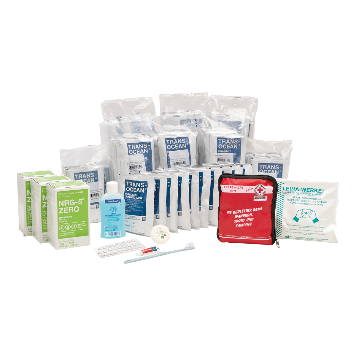 Erste-Hilfe-Kit, Notfallset, Medizinische Versorgung, Verbandsmaterial, Kompaktset