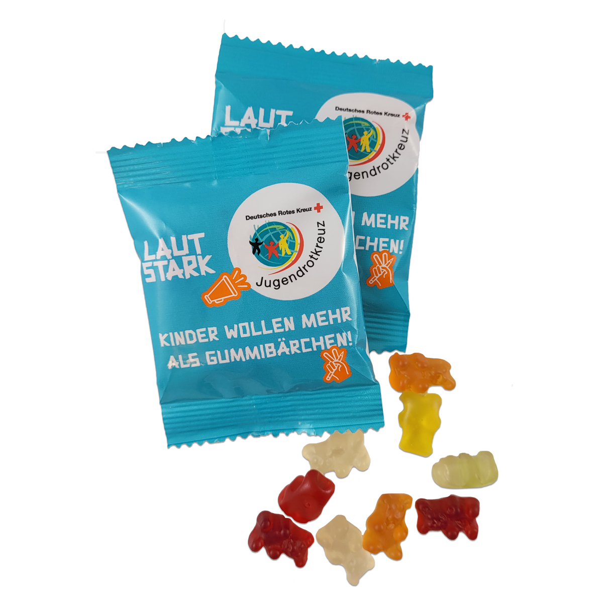 Vegane Fruchtgummi JRK-Kampagne mit VE = 50 Tütchen