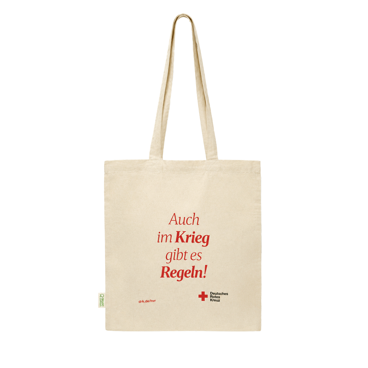 Tote, Beutel, Leinen, Rot, Aufdruck
