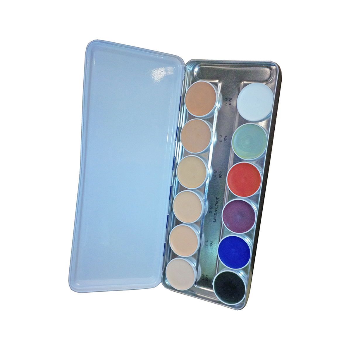 Schminkpalette mit verschiedene Farben VE = 1 Set, Inhalt: 12 Farben
