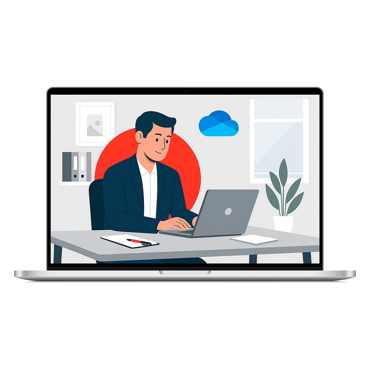 E-Learning-Modul Microsoft OneDrive Computer, Laptop, PC, Bildschirm, Überwachen