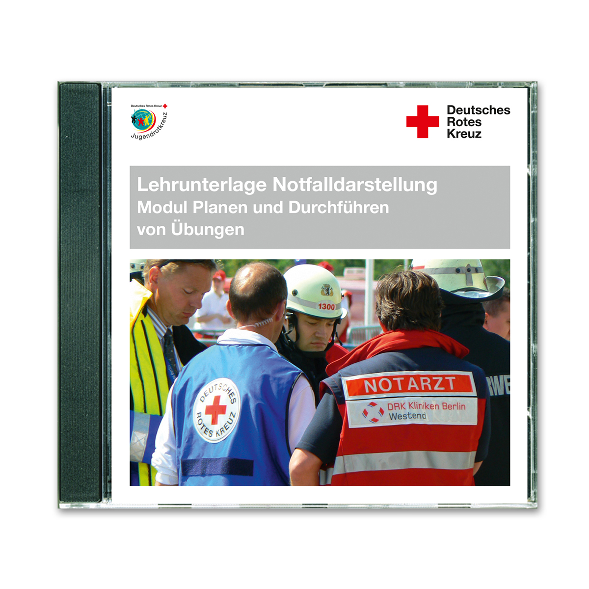 CD-ROM Lehrunterlage Notfalldarstellung mit Modul Planen und Durchführen von Übungen